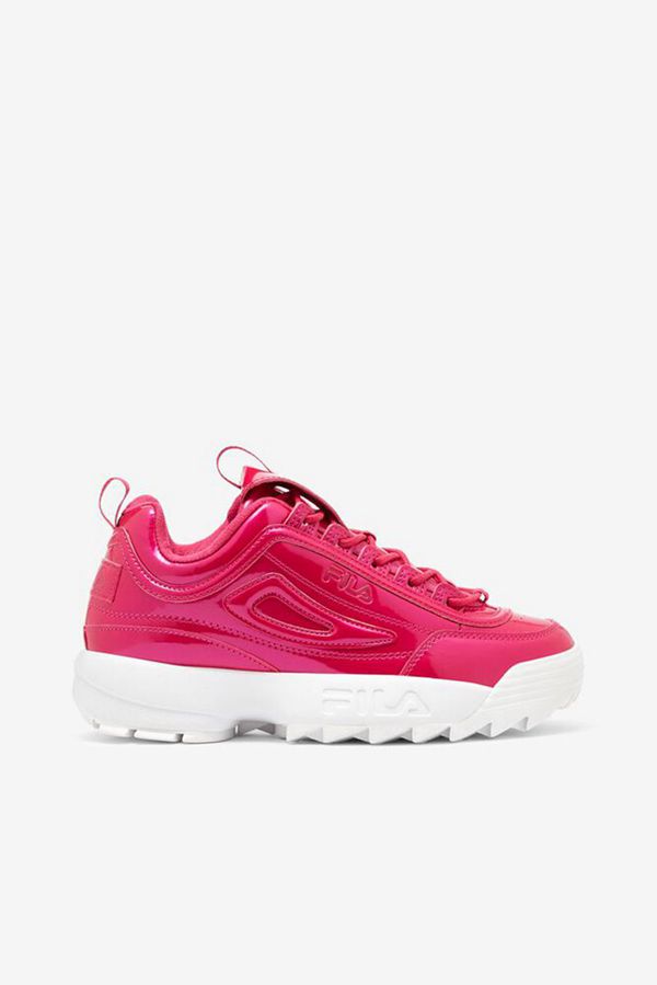 Fila Pink Disruptor 2 Liquid Luster Women's Sneakers - Deeppink,NZ 943-23710